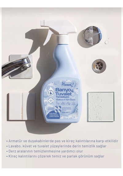 Homm Life Mavi Şişe Banyo Ve Tuvalet Temizleyici Sprey