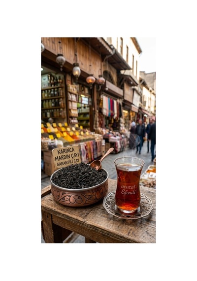 Karınca Mardin Çayı Nevzat Efendi Özel Harman - Garantili Yoğun Demli İri Yaprak Çay