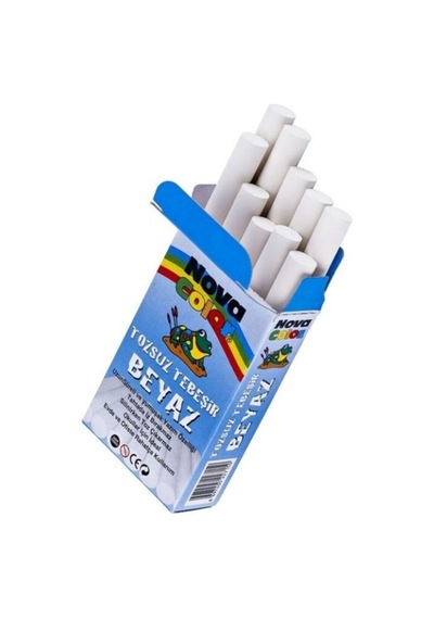 Nova Color Tozsuz Beyaz Tebeşir