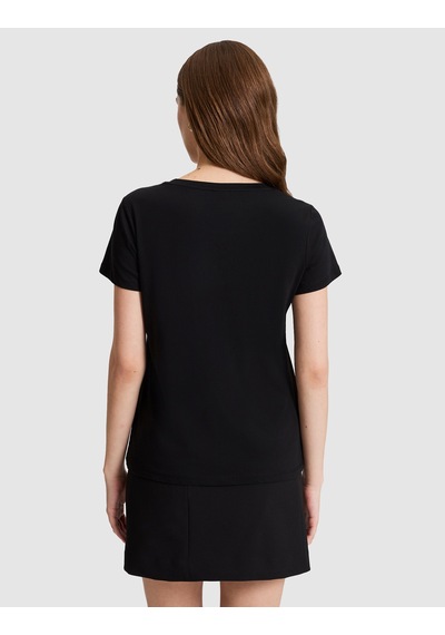 Pierre Cardin Kadın Siyah Tişört Basic 50325474-vr046 Pierre Cardin Kadın Siyah Tişört Basic 50325474-vr046