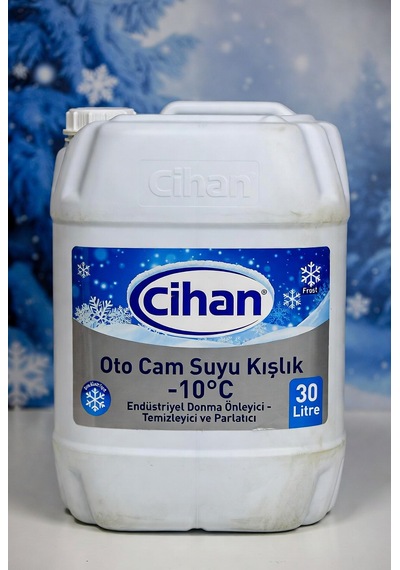 Cihan Oto Cam Suyu Kışlık -10 30 Litre