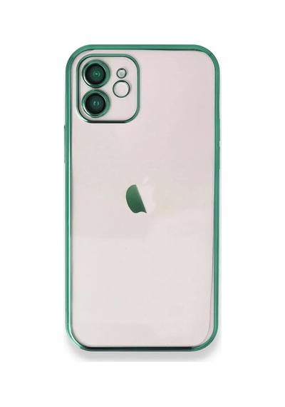Newface Apple iPhone Uyumlu 11 Kılıf Razer Lensli Silikon - Yeşil Belirtilmemiş