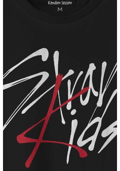 Stray Kids Kore K-pop Baskılı Tişört Unisex T-shirt 001