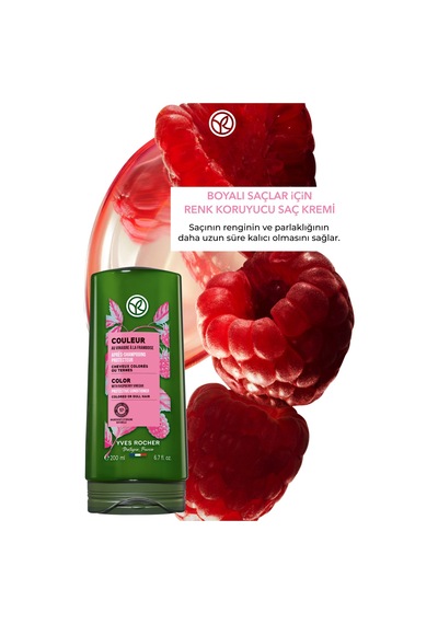 Yves Rocher Renk Koruyucu Saç Kremi - Boyalı Saçlar / Couleur -vegan -200ml
