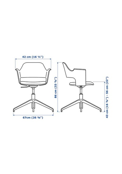 Ikea Fjällberget Çalışma Sandalyesi, Ağartılmış Meşe Kaplama-gunnared Açık Bej Ikea Fjällberget Çalışma Sandalyesi, Ağartılmış Meşe Kaplama-gunnared Açık Bej