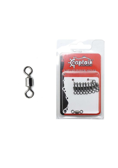Captain 5009 Fırdöndü Rolling 10lu Paket Black Nickel 5
