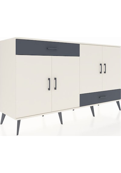 Hyperion Konsol 5 Raflı 2 Çekmeceli 4 Kapaklı 176x44x99 Aytaşı-ay Aytaşı-aytaşı/antrasit Hyperion Konsol 5 Raflı 2 Çekmeceli 4 Kapaklı 176x44x99 Aytaşı-ay Aytaşı-aytaşı/antrasit