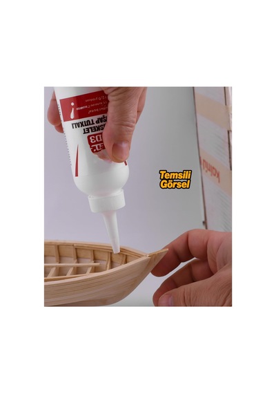 İskelet Ahşap Tutkalı Hazır 150 Gram Şeffaf D3 Tahta Mdf Sunta Kumaş Kağıt Dıy Uygulama Yapıştırıcı