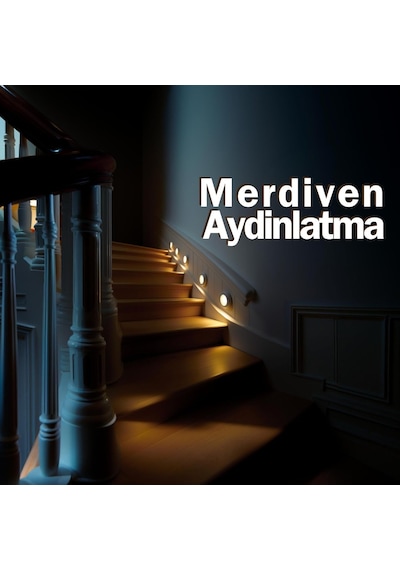 Hareket Sensörlü Led Gece Lambası, Şarj Edilebilir, Taşınabilir, 4000k Günışığı, Enerji Sınıfı Diğer