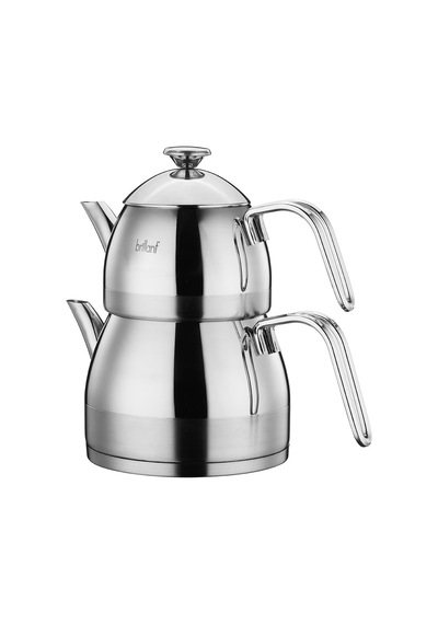 Brillant Mizar Mini Boy Inox Kulp Çelik Çaydanlık Çelik