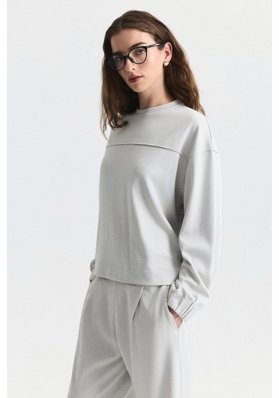 Antioch Bisiklet Yaka Sweatshirt Ve Jogger Pantolon Takım Gri