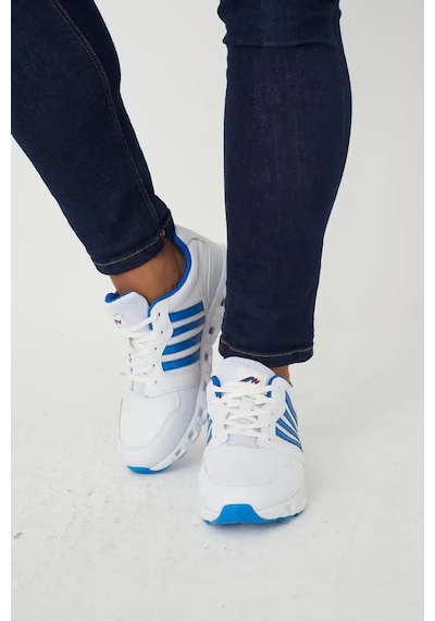 Papucumun Dünyası Erkek Sneaker Anatomik Comfort Taban Koşu Yürüyüş Spor Ayakkabısı Beyaz - Mavi Papucumun Dünyası Erkek Sneaker Anatomik Comfort Taban Koşu Yürüyüş Spor Ayakkabısı Beyaz - Mavi