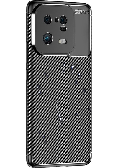 Xiaomi Uyumlu Mi 13 Pro Kılıf Zore Karbon Görünümlü Negro Silikon Kapak