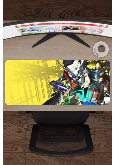 Persona 4 Kaymaz Dikişli Kauçuk Oyuncu Mousepad V1 - 70x30 Xl Gaming Mouse Pad Fare Altlığı