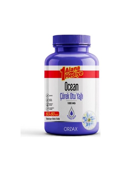 Ocean Çörek Otu Yağı 120 Kapsül