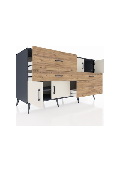 Kronos Konsol 2 Raflı 4 Çekmeceli 4 Kapaklı 176x59x99 Antrasit-aytaşı/çam Aytası/atlas Çam - Antrasıt Kronos Konsol 2 Raflı 4 Çekmeceli 4 Kapaklı 176x59x99 Antrasit-aytaşı/çam Aytası/atlas Çam - Antrasıt