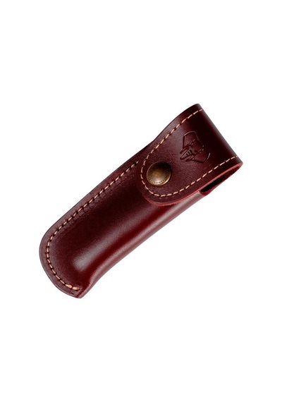 Cudeman 409-lf Vendetta Natural Olive Wood With Bolster Zeytin Saplıı Deri Kılıflı Kamp Çakı Kahverengi