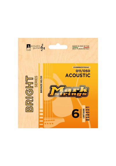 Mark Strings Bright 80/20 Bronze 11-50 Akustik Gitar Teli