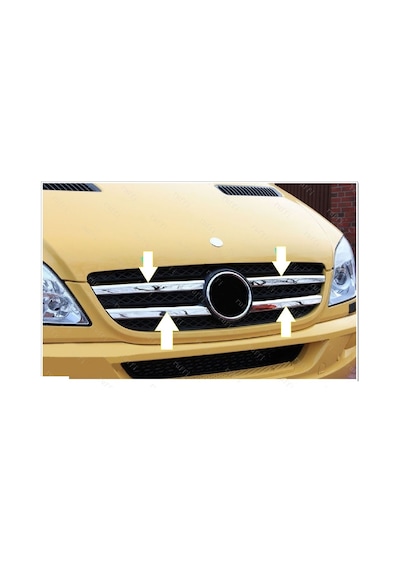 Ebal Otomotiv Mercedes Sprinter W906 Krom Ön Panjur 4 prç. 2006-2013 P.Çelik