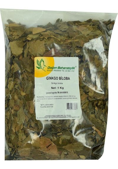 Doğan Baharat Ginkgo Biloba Otu Doğal 1 KG