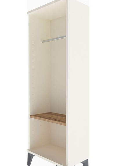 Arges Dolap Tek Raflı Tek Askılı 44x30x134 Aytaşı-çam Aytaşı