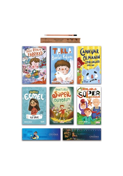 Timaş Çocuk Tatlı Rüyalar Fabrikası - Canavar Olmanın Zorlukları - Takla - Görev İlk Oruç Set 6 Kitap