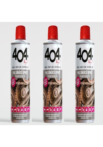 404 Pas Sökücü 400 Ml Sprey 3 Adet