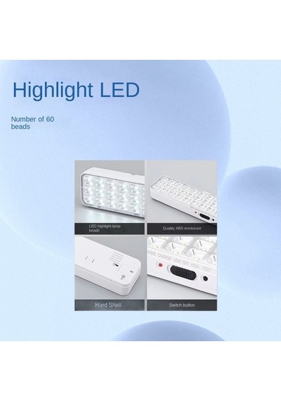 -672 Ledli Şarjlı Işıldak 30 Ledli 2w 150lm