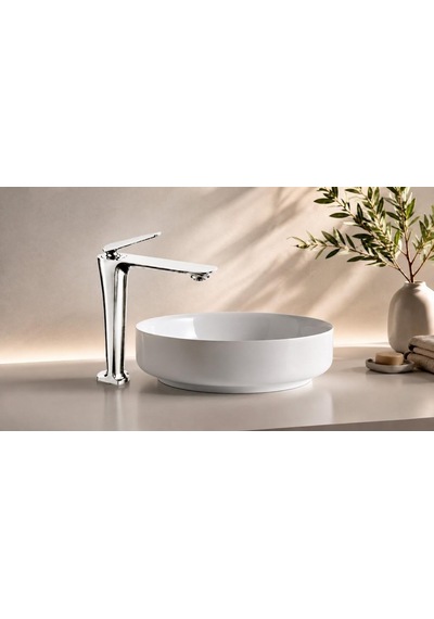 Sensa Uzun Lavabo Bataryası Parlak Krom