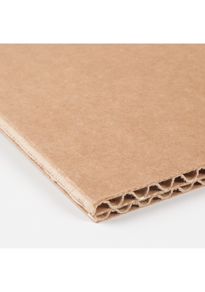 70X100Cm 6Mm Oluklu Mukavva Karton - Tuval Kartonu -Maket Kartonu 4'Lü Mini Paket