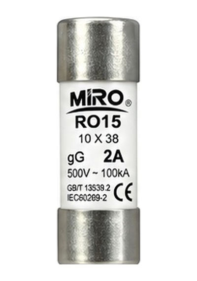 Ro15 500v 2a 10x38 Porselen Sigorta 25'li Paket