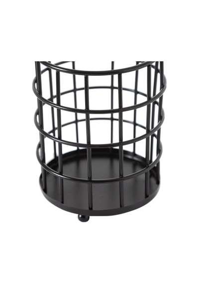 Mudo Home Black Metal Kaşıklık Yuvarlak 696123