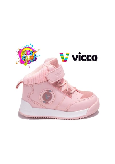 Vicco Hippi Phylon Kauçuk Taban Ortopedik Çocuk Bot Pudra