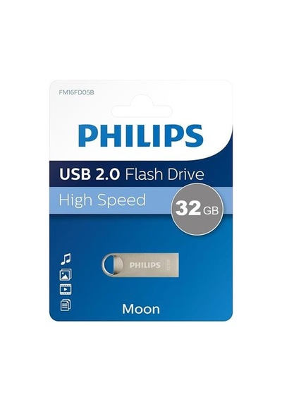 Fm32fd160b/00 32gb Moon Klasik Gümüş Usb 2.0 Metal Flash Bellek