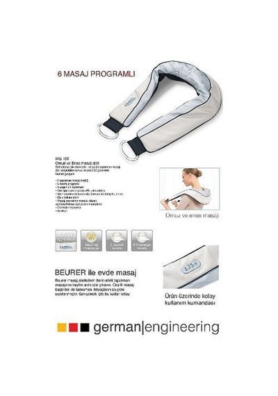 Beurer Mg 150 Tapotman Ense Boyun Omuz Masaj Aleti