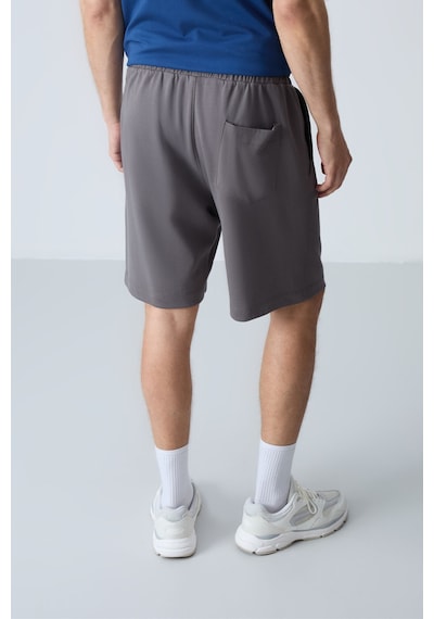 Air Jones Tommy Life Koyu Gri Pamuklu Kalın Yumuşak Dokulu Standart Fit Basic Erkek Şort - 81275 Koyu Gri Air Jones Tommy Life Koyu Gri Pamuklu Kalın Yumuşak Dokulu Standart Fit Basic Erkek Şort - 81275 Koyu Gri