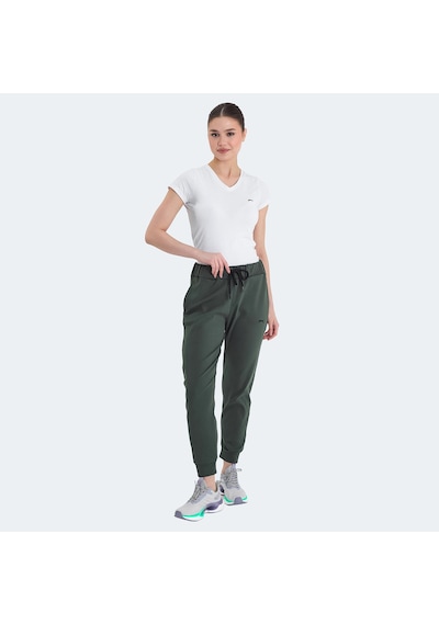 Slazenger VETERAN RBN Kadın Cepli Haki Eşofman Altı