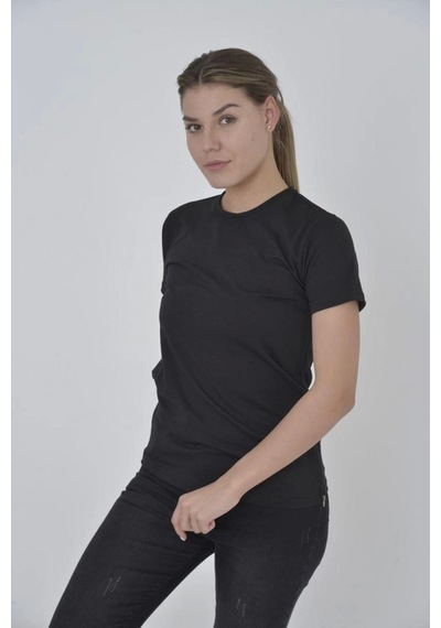 Wear Vexel Kadın Yanlardan Fermuarlı T-shirt Kısa Kol Bisiklet Yaka Slimfit Tişört - Siyah Siyah Wear Vexel Kadın Yanlardan Fermuarlı T-shirt Kısa Kol Bisiklet Yaka Slimfit Tişört - Siyah Siyah