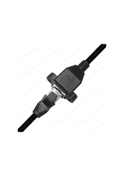 Panel Montaj Rj45 Erkek Rj45 Dişi Uzatma Lan Kablosu-1.5 Metre