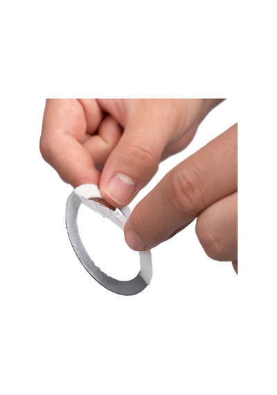 Zore Çiftli Metal M-safe Halkası Siyah