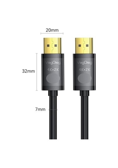 8k/4k 60 Hz Displayport V1.2 Kablo 1.5 Metre