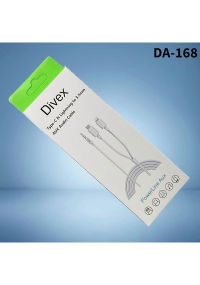 Divex Type-c - Lightning To 3.5mm Aux Stereo Kablo Da-168