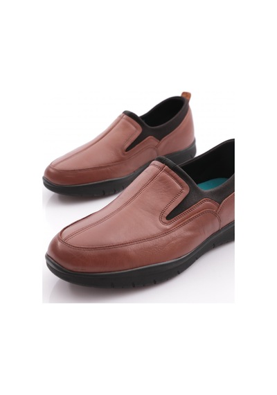 King Paolo C1077 Erkek Ss Battal Cool Comfort Deri Ayakkabı D.taba-str Sy