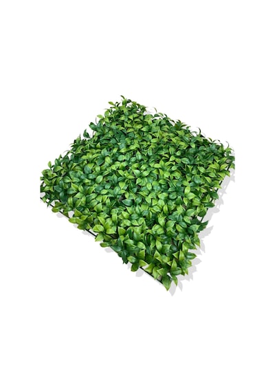 Cihan Çiçekçilik Yapay Açık Yeşil Limon Yaprağı Bitki Duvar Kaplama 50x50 Cm Beyaz- Yeşil