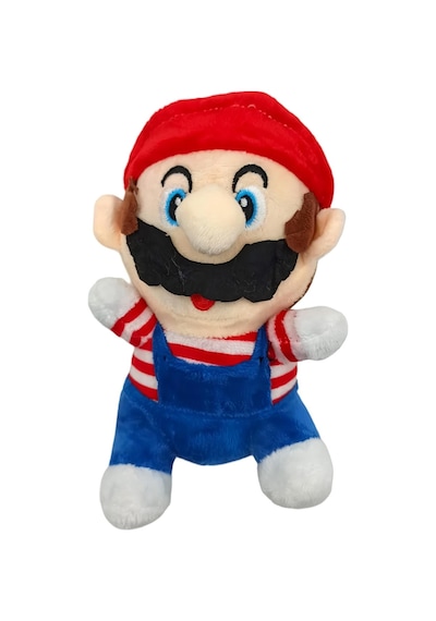 İthal Kumaş Süper Mario Kardeşler Mario Luigi 2'li Set Figür Peluş Oyuncak Uyku Oyun Arkadaşı 20 Cm.