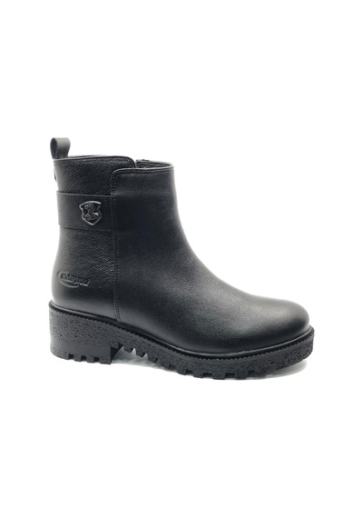 Venüs Nami Hakiki Deri Vns Guardio Waterproof Kaymaz Taban Ortopedik Kadın Bot Siyah