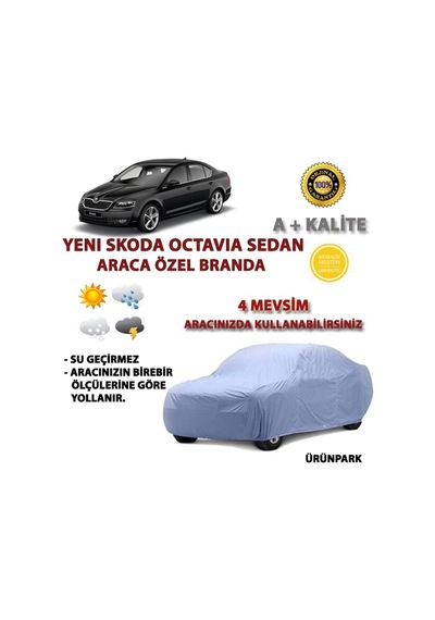 Yeni Skoda Octavia Sedan Araca Özel Branda Yeni Octavia Oto Brand
