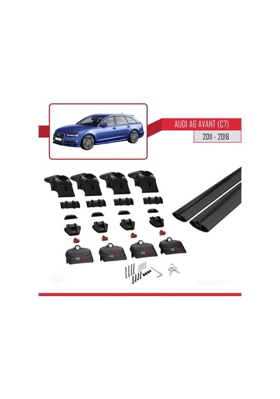 A6 C7 Avant 2011-2018 Arası İle Uyumlu Ace-2 Ara Atkı Tavan Bar