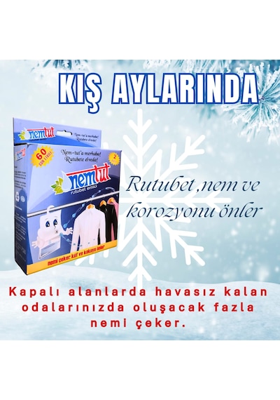 Rutubet Giderici Nem Emici Koku Küf Ve Korozyon Önleyici 1 Kutu