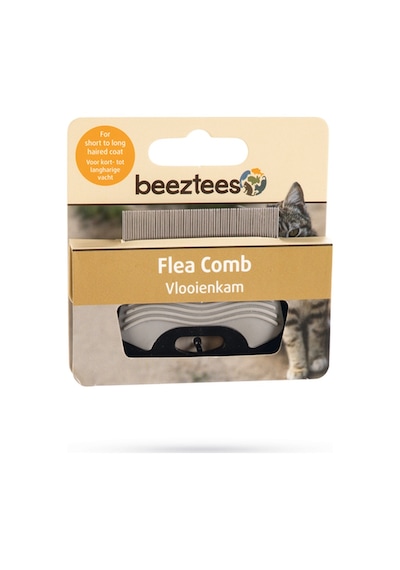 Beeztees Pire Temizleme Tarağı, Siyah, S, 7cm
